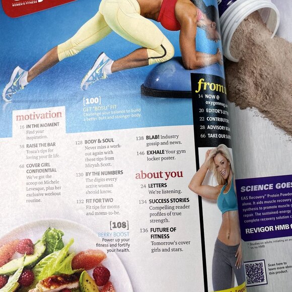 Oxygen Fitness Magazine u November 2013 Michele Levesque Cover Vol 16 Is 6 No 16 - Picture 4 of 9